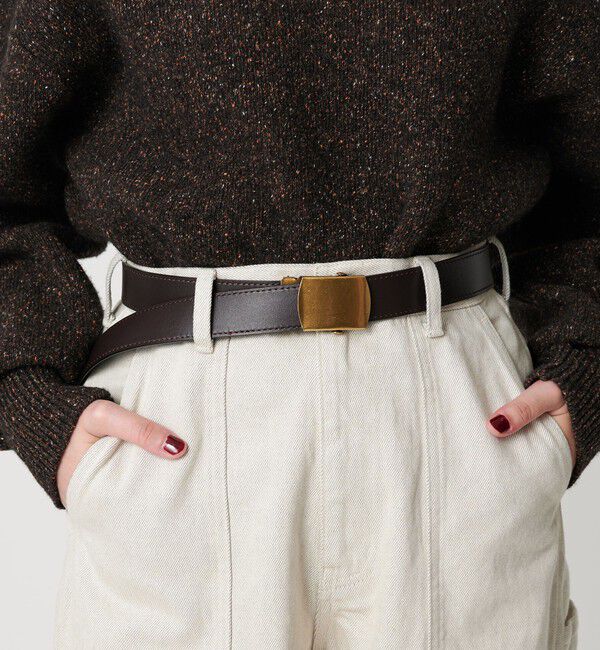 BEAUTY&YOUTH UNITED ARROWS「【別注】＜LE VERNIS＞ロングベルト」|ベルト|DK.BROWN