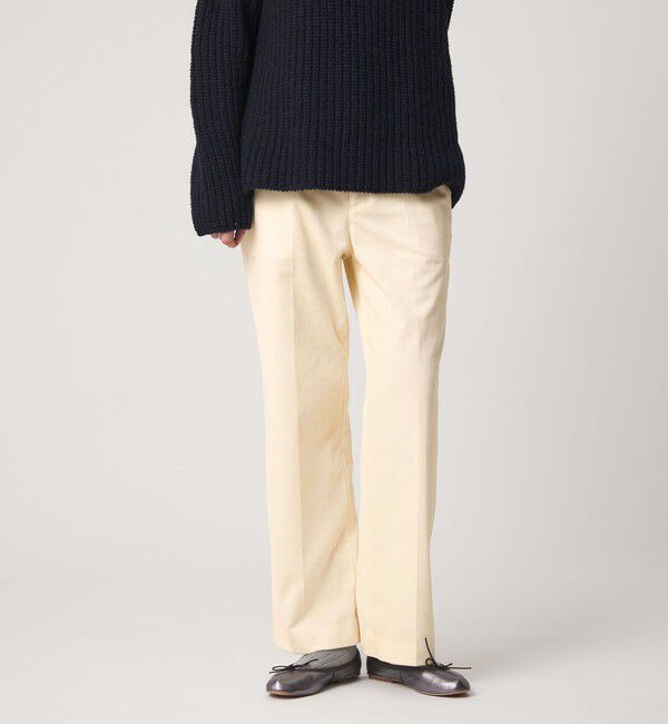 STEVEN ALAN「＜Steven Alan＞ソフト コーデュロイ ワイド トラウザーズ」|その他|OFF WHITE