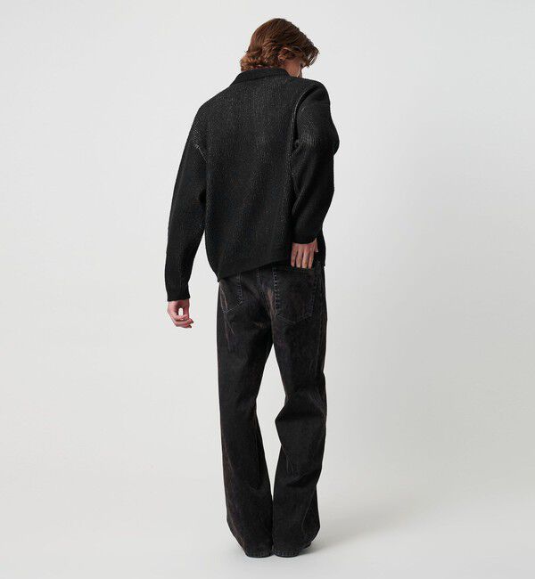 MONKEY TIME「ループヤーン プレーティング ポロシャツ」|ニット・セーター|