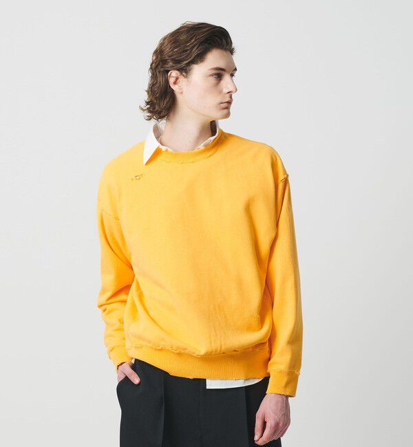 BEAUTY&YOUTH UNITED ARROWS「クラッシュ クルーネック スウェット」|Tシャツ・カットソー|