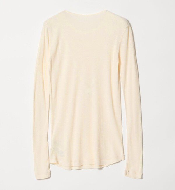 STEVEN ALAN「＜Steven Alan＞コットン シルク リブ クルーネック カットソー」|Tシャツ・カットソー|