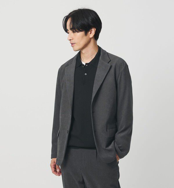 BEAUTY&YOUTH UNITED ARROWS「ブラッシュド ツイル 2B ジャケット」|テーラードジャケット|DK.GRAY