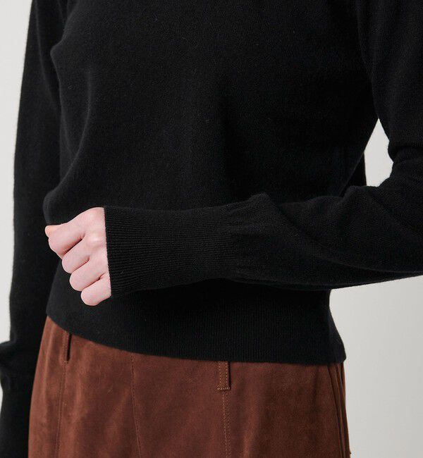 ATTISESSION「＜ATTISESSION＞ウールカシミヤ クルーネックニット＆ネックウォーマー」|ニット・セーター|