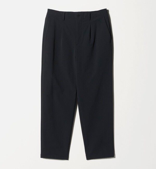 BEAUTY&YOUTH UNITED ARROWS「KOMATSU PACK URK 1プリーツ テーパード パンツ ストレッチ セットアップ対応 裏起毛」|チノ|