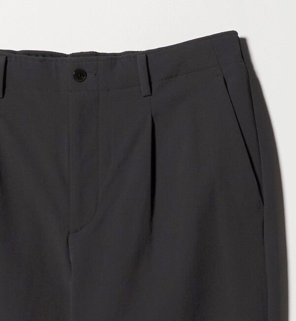BEAUTY&YOUTH UNITED ARROWS「KOMATSU PACK URK 1プリーツ テーパード パンツ ストレッチ セットアップ対応 裏起毛」|チノ|
