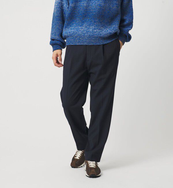 BEAUTY&YOUTH UNITED ARROWS「シック TR イージースラックス NO.5  ストレッチ」|チノ|NAVY