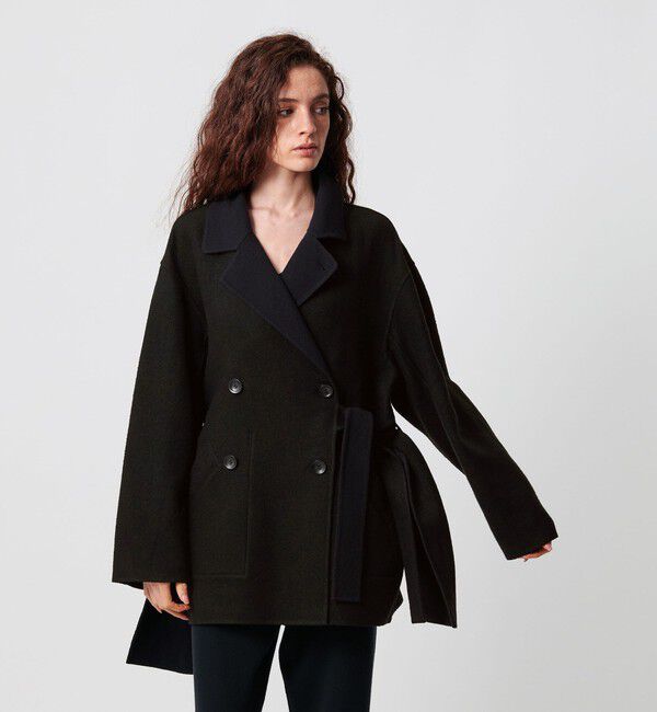 ATTISESSION「＜ATTISESSION＞リバーシブル ベルト コート」|その他|DK.GRAY