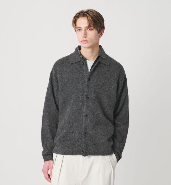 BEAUTY&YOUTH UNITED ARROWS「ブラッシュド ヤク ニット ジャケット」|カーディガン|