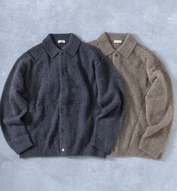 BEAUTY&YOUTH UNITED ARROWS「ブラッシュド ヤク ニット ジャケット」|カーディガン|