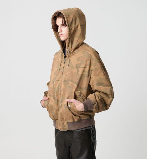 MONKEY TIME「ピグメント プリント ジップ フード ジャケット -セットアップ対応-」|その他|