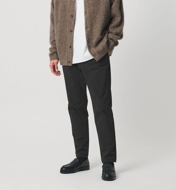 BEAUTY&YOUTH UNITED ARROWS「ダブルクロス 4WAY ナイロン 1プリーツ イージーパンツ NO.5」|チノ|