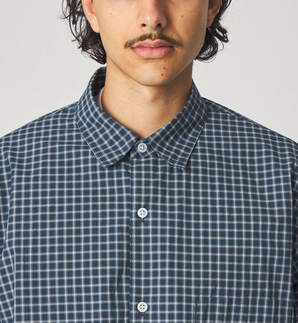 STEVEN ALAN「＜Steven Alan＞ ヘイズ チェック レギュラーカラー シャツ LOOSE」|シャツ・ブラウス|