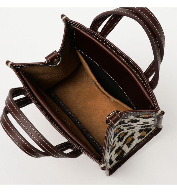 Demi-Luxe BEAMS 「A VACATION / TINY LEOPARD ミニ トートバッグ」|トートバッグ|