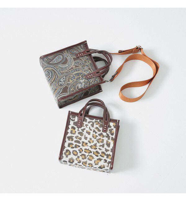 Demi-Luxe BEAMS 「A VACATION / TINY LEOPARD ミニ トートバッグ」|トートバッグ|