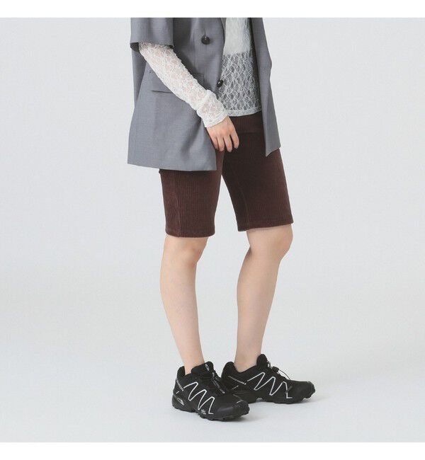 Ray BEAMS 「カット コーデュロイ バイカー ショーツ」|その他|BROWN