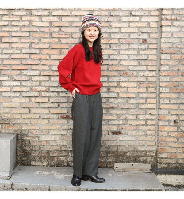 BEAMSBOY「【別注】Nor&rsquo;Easterly / シェットランド シャギー クルーネック 25FW」|ニット・セーター|