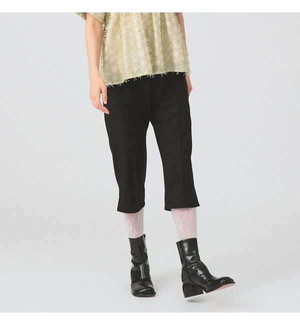 Ray BEAMS 「ストレッチ カプリ パンツ」|チノ|