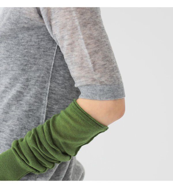 BEAMSBOY「maturely / ウール ショートスリーブ アンド アームカバー」|ニット・セーター|