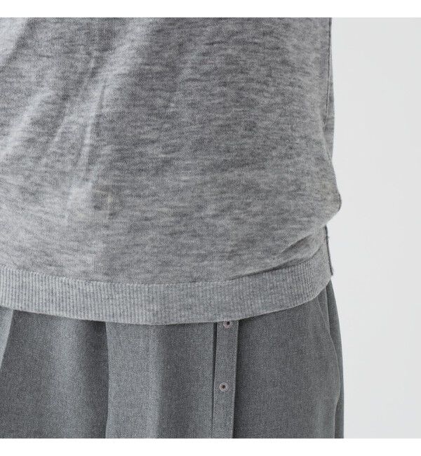 BEAMSBOY「maturely / ウール ショートスリーブ アンド アームカバー」|ニット・セーター|