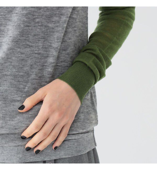 BEAMSBOY「maturely / ウール ショートスリーブ アンド アームカバー」|ニット・セーター|