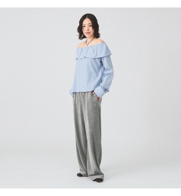 Ray BEAMS 「ラッフル オフショルダー ブラウス」|シャツ・ブラウス|