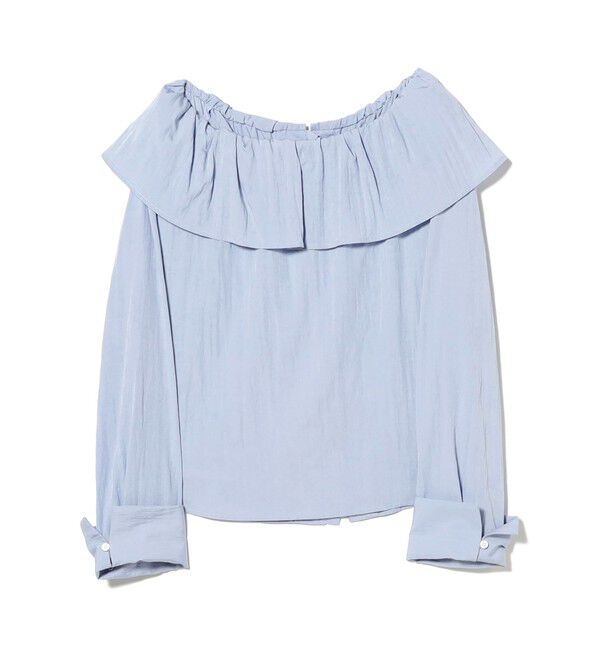 Ray BEAMS 「ラッフル オフショルダー ブラウス」|シャツ・ブラウス|