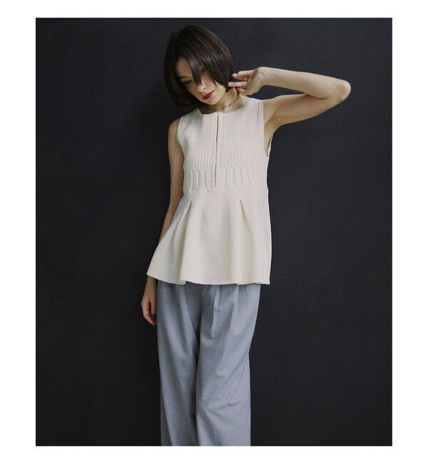 Ray BEAMS 「RBS / リブ キリカエ ベスト」|ベスト・ジレ|IVORY