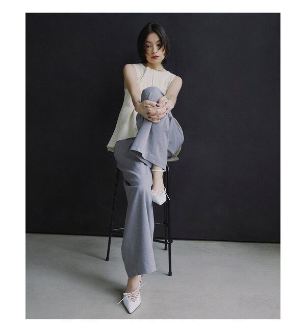 Ray BEAMS 「RBS / ヘリンボン ワイド パンツ」|チノ|