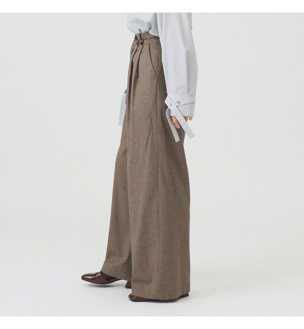 Ray BEAMS 「RBS / ヘリンボン ワイド パンツ」|チノ|