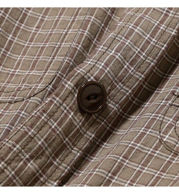 BEAMSBOY「ワーク チェック ワンピース」|ワンピース|