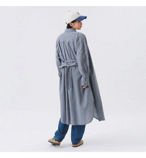 BEAMSBOY「ワーク チェック ワンピース」|ワンピース|