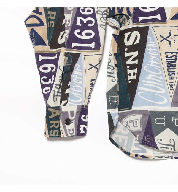 BEAMSBOY「ペナント プリント シャツ」|シャツ・ブラウス|