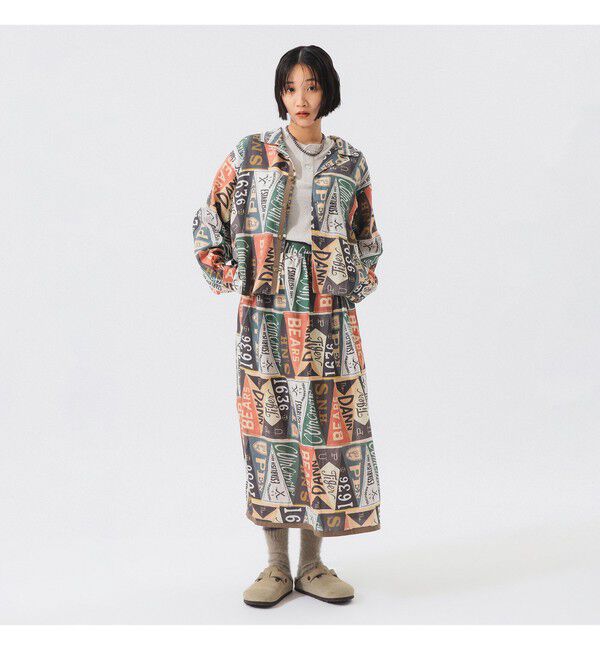 BEAMSBOY「ペナント プリント シャツ」|シャツ・ブラウス|