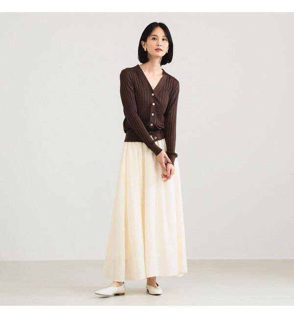 Demi-Luxe BEAMS 「ポプリン ギャザースカート」|スカート|