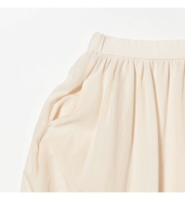 Demi-Luxe BEAMS 「ポプリン ギャザースカート」|スカート|