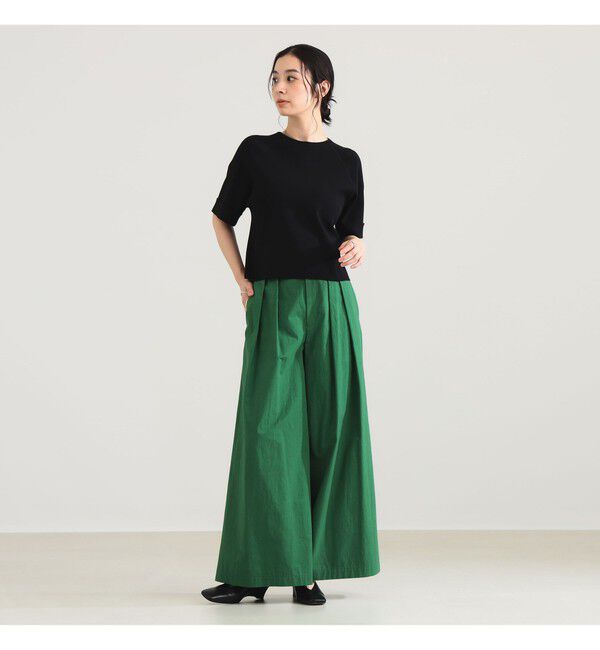 Demi-Luxe BEAMS 「AK+1 / 総針 ショート ニット」|ニット・セーター|