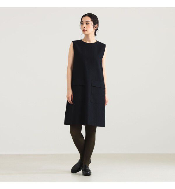 Demi-Luxe BEAMS 「AK+1 / ウール ソリッド ミニワンピース」|ワンピース|