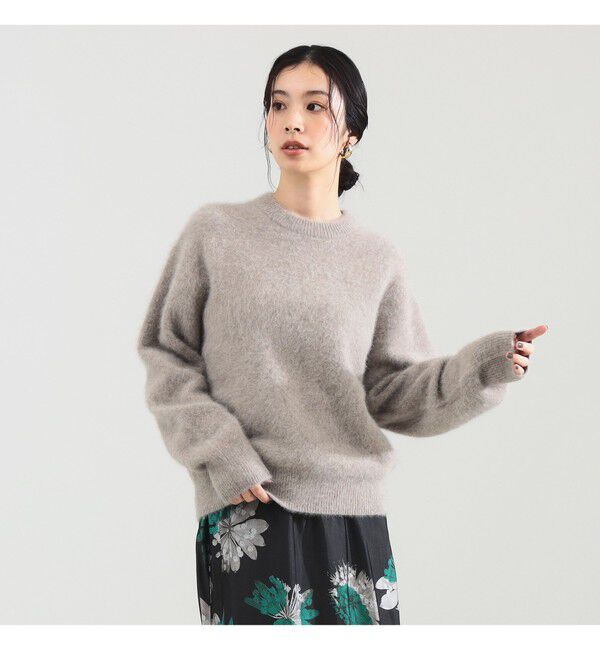 Demi-Luxe BEAMS 「ヤク フォックス ロングスリーブ プルオーバーニット」|ニット・セーター|