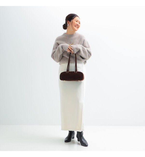 Demi-Luxe BEAMS 「ヤク フォックス ロングスリーブ プルオーバーニット」|ニット・セーター|