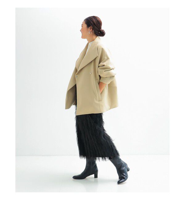 Demi-Luxe BEAMS 「フェザー ジャガード ドレス スカート .M」|スカート|