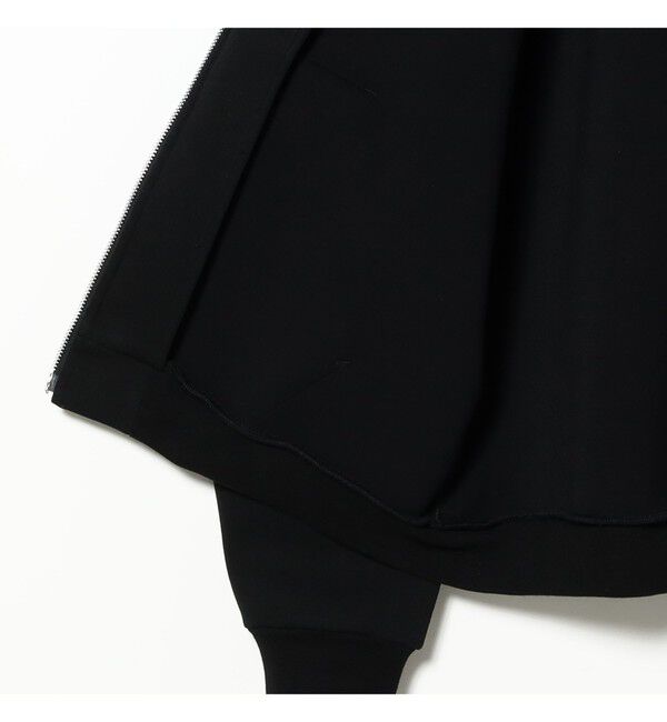 BEAMS「フルフェイス ジップアップ フーディ 【ワイドショートフィット】」|スウェット・ジャージ|