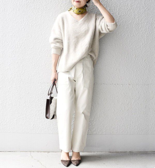 SHIPS for women「【WEB限定】ストレッチ ベーシック ベイカー パンツ」|その他|