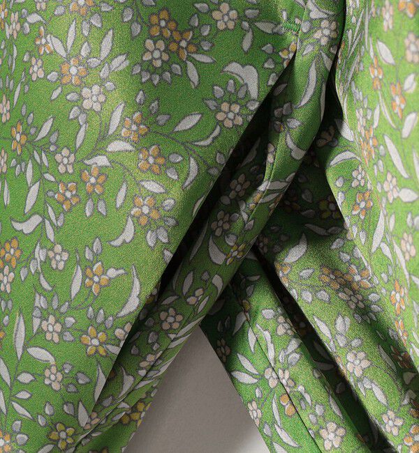 SHIPS for women「【SHIPS別注】A PUPIL:〈洗濯機可能〉ギャザー  スリーブ プリント ワンピース」|ワンピース|