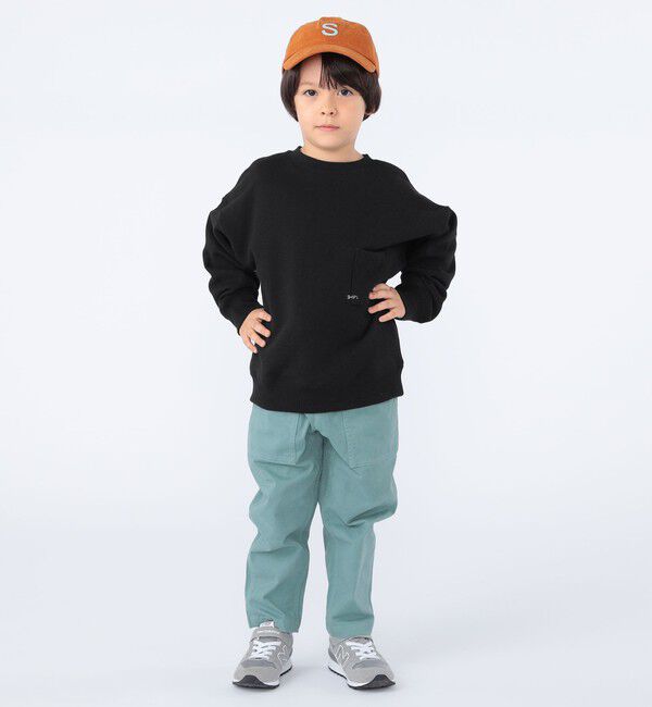 SHIPS KIDS「【WEB限定】SHIPS KIDS:100～160cm / マイクロ ロゴ スウェット」|スウェット・ジャージ|