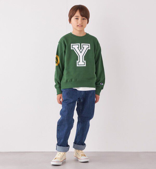 SHIPS any「【SHIPS any別注】 Champion: テニスクラブ クルーネック スウェット 〈KIDS〉◇」|スウェット・ジャージ|