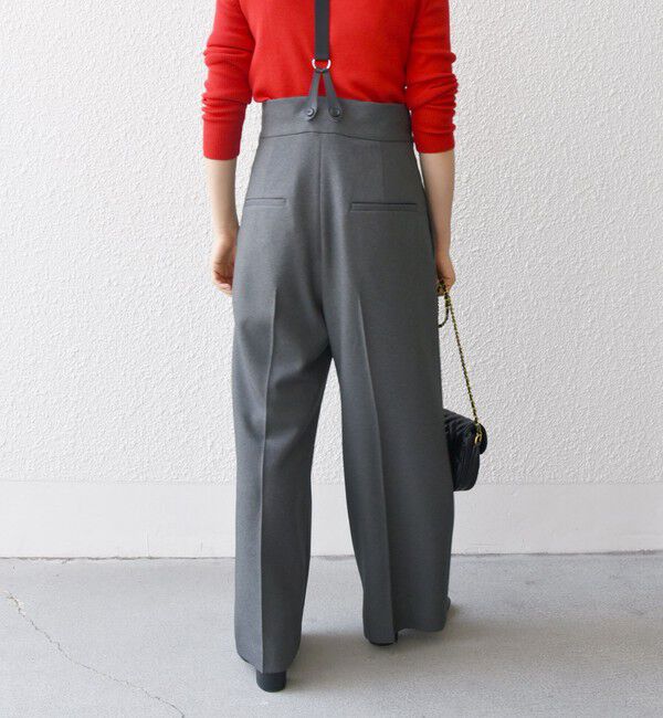 SHIPS any「SHIPS any:〈洗濯機可能〉マニッシュ サスペンダー ワイド パンツ」|その他|