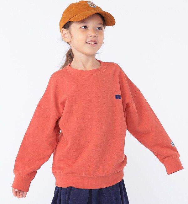 SHIPS KIDS「【WEB限定/SHIPS KIDS別注】RUSSELL ATHLETIC:100～160cm / スウェット」|スウェット・ジャージ|レッド