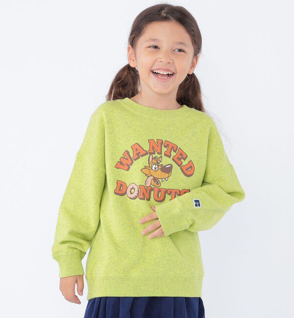 SHIPS KIDS「【WEB限定/SHIPS KIDS別注】RUSSELL ATHLETIC:100～160cm / スウェット」|スウェット・ジャージ|ライトグリーン
