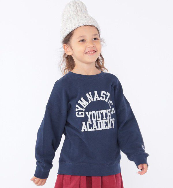 SHIPS KIDS「【WEB限定/SHIPS KIDS別注】RUSSELL ATHLETIC:100～160cm / スウェット」|スウェット・ジャージ|ネイビー