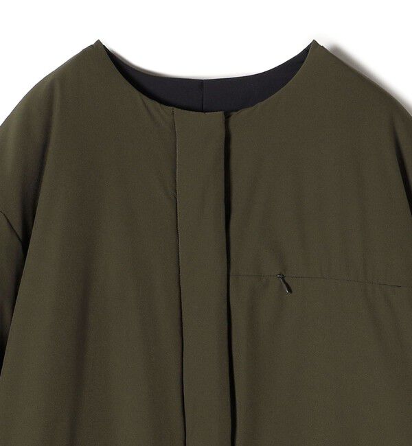 SHIPS for women「〈手洗い可能 / 撥水加工〉リバーシブル ノーカラー コート ◇」|ノーカラーコート|